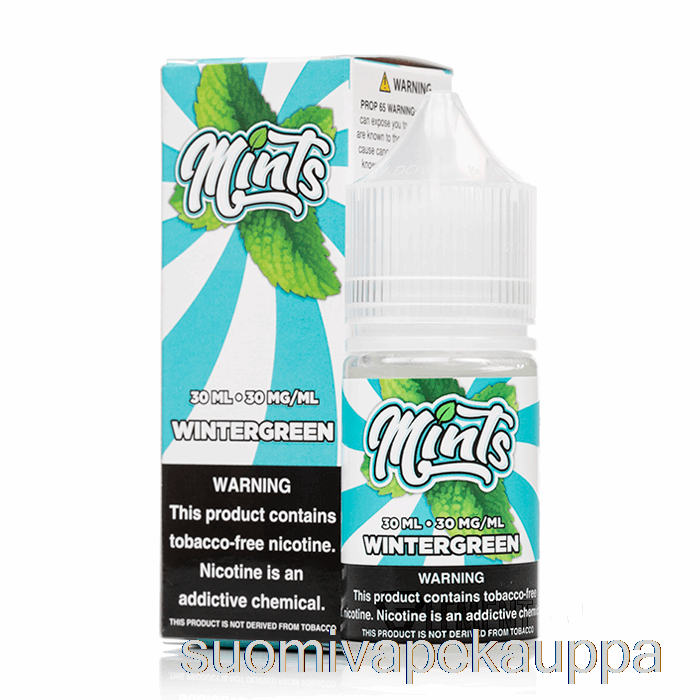 Vape Box Wintergreen Salts - Mints Vape Co - 30ml 30mg